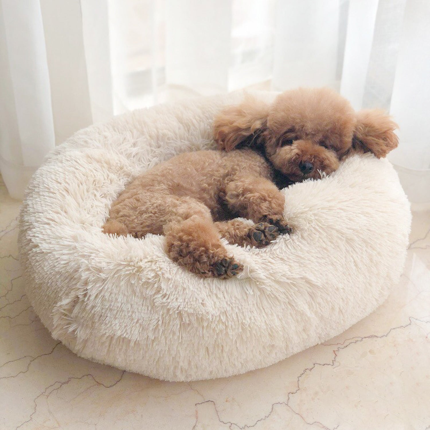 50cm Round Plush Pet Bed