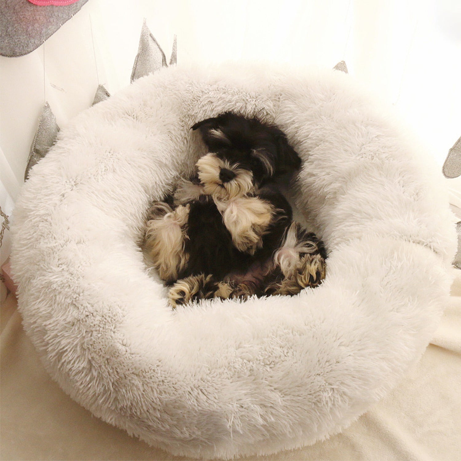 50cm Round Plush Pet Bed