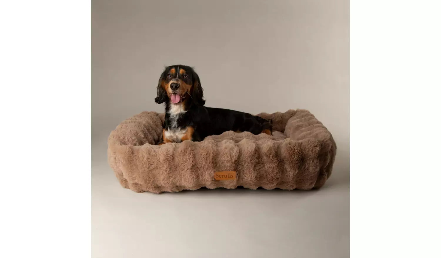 Alpine Taupe Dog Bed - Large