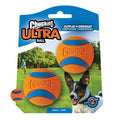 Pack of 2 Chuckit! Ultra Balls Orange and Blue