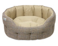 Round Traditional Tweed Bed